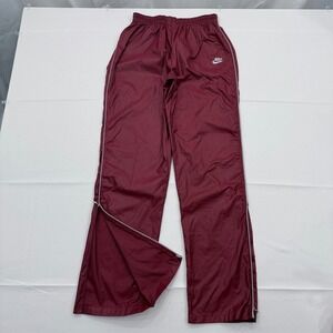 Vintage Nike Track Pants 80s Japan Mens Medium Windbreaker Zip Ankle Embroidered